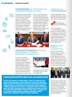 Revista Aldeas Infantiles, mes Diciembre Año 2011, pagina 28